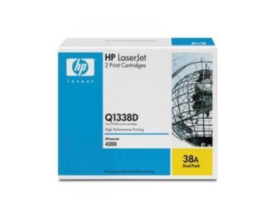 HP Pack 2 Toners  pour LaserJet 4200 (38A)