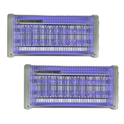 ELECTRIS Pack 2x destructeurs d'insectes electrique 30w anti-moustique 230v 30m2
