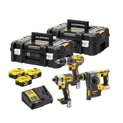 DEWALT Pack 3 outils  DCK368P3T 18V Li-Ion (3 x 5,0 Ah)