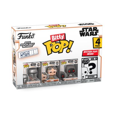 FUNKO Pack 4 Figurines  Bitty Pop Mandalorian