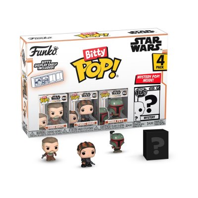 FUNKO Pack 4 Figurines  Bitty Pop Mandalorian Marshal