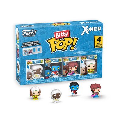 FUNKO Pack 4 figurines  Bitty Pop X Men Mod&egrave;le al&eacute;atoire