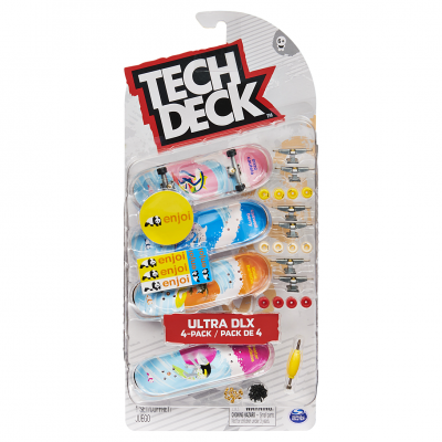 TECH DECK Pack 4 Finger Skates  (Mod&egrave;le Al&eacute;atoire)