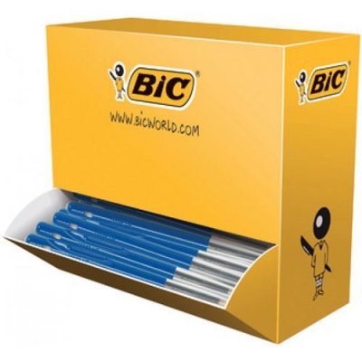 BIC Pack 90 stylos bille  M10 bleu + 10 offerts - pointe moyenne