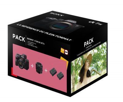 SONY Pack Alpha 7IV + FE 28-60mm f/4-5.6 + FE 50mm f/1.8 + 2&egrave;me batterie