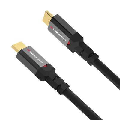 MONSTER CABLE Pack C&acirc;ble HDMI 8K HDR  1.8 m pour PS5 Noir - Neuf