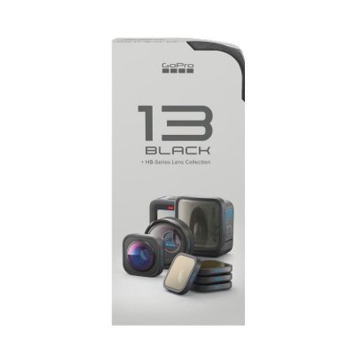 GOPRO Pack Cam&eacute;ra sport  HERO13 Black + Gamme d&rsquo;objectifs HB-Series