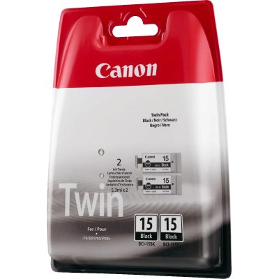 CANON Pack cartouche  BCI-15 - 2 x Noir