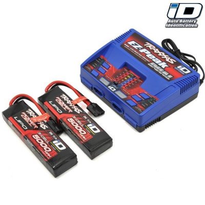 TRAXXAS Pack Chargeur 2972g + 2 X Lipo 3s 5000mah 2872x 