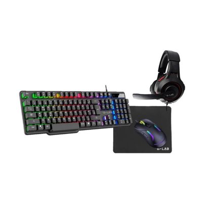 THE G LAB Pack clavier et souris gamer THE G-LAB COMBO SULFUR FR