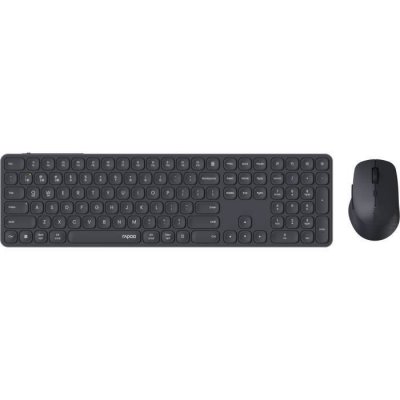 RAPOO Pack Clavier/Souris  9810M - Noir 