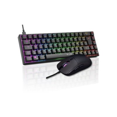 THE G LAB Pack Clavier/Souris The G-LAB Combi Titanium - Clavier/Souris
