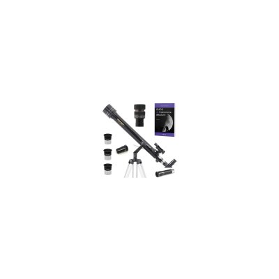 OMEGON Pack Complet T&eacute;lescope  60/700 AZ1 + Zoom + Guide + Oculaires + Barlow + Lentille Redressement