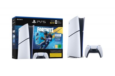 Pack console PS5 Slim Edition Digital + Fortnite Flowering Chaos SONY