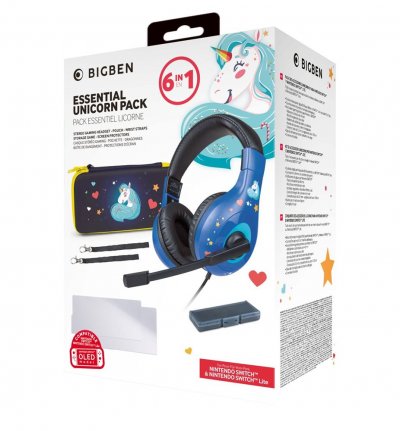 NACON Pack d&rsquo;accessoire licorne  pour Nintendo Switch 