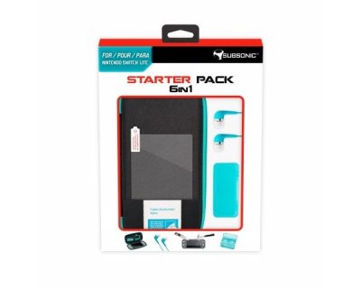 SUBSONIC Pack d'accessoires 6 en 1  pour Nintendo Switch Lite 