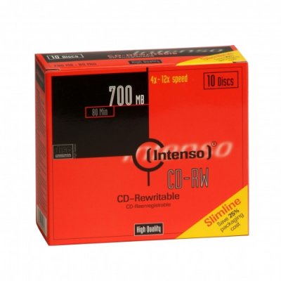 INTENSO Pack de 10 CD-R 12X -  - 700 mB