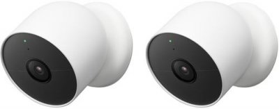 NEST Pack de 2 Google  Cam batterie &ndash; cam&eacute;ra de s&eacute;curit&eacute; connect&eacute;e int&eacute;rieure-ext&eacute;rieure