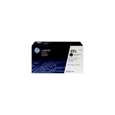 HP Pack de 2 Toner  haute capacit&eacute; pour LaserJet 1320 (49X)