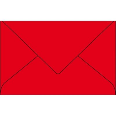CLAIREFONTAINE Pack de 20 enveloppes Pollen 90 x 140 mm Rouge groseille