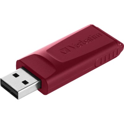 VERBATIM Pack de 3 cl&eacute;s USB 2.0 16Go Rouge/Bleue/Verte r&eacute;tractable 49326