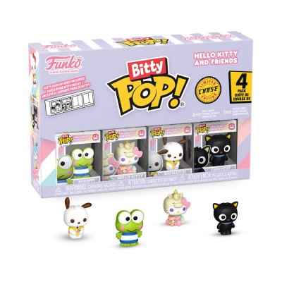 FUNKO Pack de 4 Figurines  Bitty Pop Hello Kitty and Friends Keroppi 