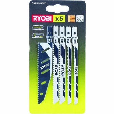 Pack de 5 lames scie sauteuse Ryobi OnePlus 100mm RAK05JSBFC