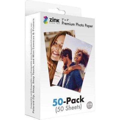 Pack de 50 feuilles papier photo Polaroid Zink 2x3