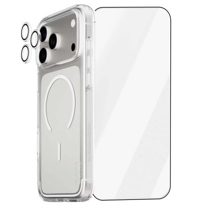 PANZERGLASS Pack de Protection 3-en-1 pour iPhone 17 Pro Max Mod&egrave;le Flagship Transparent