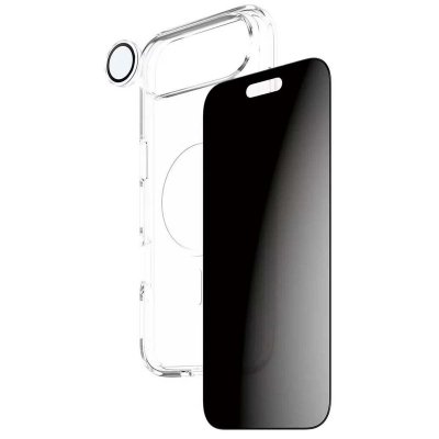PANZERGLASS Pack de Protection 3-en-1 pour iPhone Air Mod&egrave;le Flagship Confidentialit&eacute; Noir transparent - Neuf