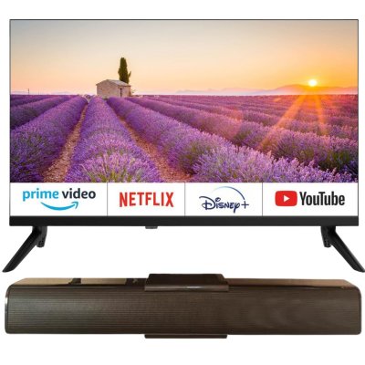EQUINOXE PACK  T&eacute;l&eacute;viseur 22'' Smart TV Camping-car + Barre de son
