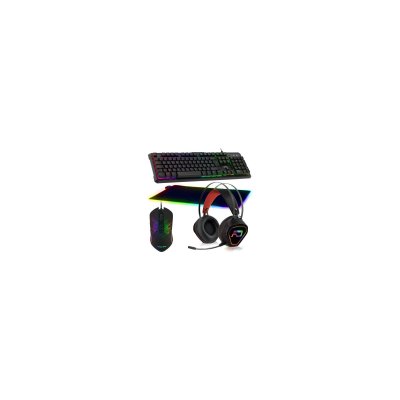 ADVANCE Pack Gamer Clavier Souris Tapis XXL Casque RGB GTA 230 PS4, PS5, XB1 X et S, PC