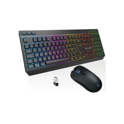 THE G LAB Pack gamer sans fil - THE G-LAB - COMBO TUNGSTEN EX - Clavier + souris - 32 macros configurables