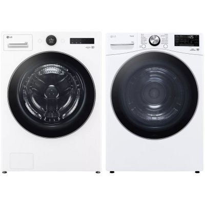 LG PACK Lave-linge Hublot 20kg 1000trs/min + S&egrave;che-linge Pompe &agrave; Chaleur 18kg