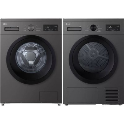 PACK Lave-linge hublot 9kg 1400trs/min + S&egrave;che-linge Pompe &agrave; chaleur 8kg