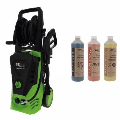 EZICLEAN Pack Nettoyeur Haute pression &reg; Hydroforce 165 + lot de 3 Solutions nettoyantes
