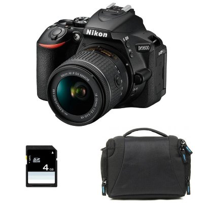 NIKON PACK  D5600 + 18-55 VR + Sac + SD 4Go