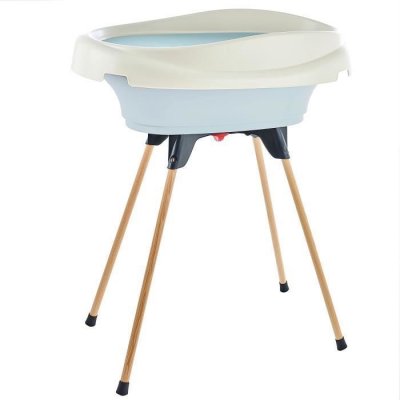 THERMOBABY Pack Plan &Agrave; Langer Et Baignoire Vasco Fleur Bleue