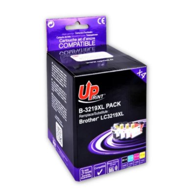 UPRINT Pack PREMIUM compatible BROTHER LC3219XL, 4 cartouches