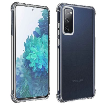AVIZAR Pack Protection Samsung Galaxy S20 Fe Coque Souple + Verre Tremp&eacute; Transparent