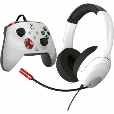 PDP Pack radial White" Casque + Manette + Game Pass 1 Mois - Xbs