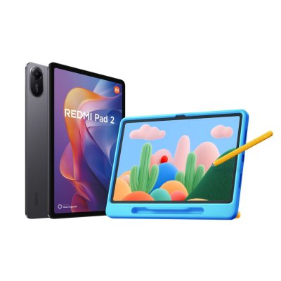 XIAOMI Pack Redmi Pad 2 Play 11"" 4G 128 Go Gris + coque et stylet enfant