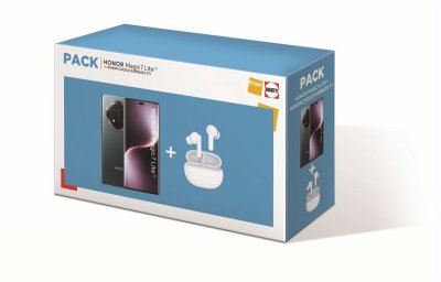 HONOR Pack Smartphone  Magic 7 Lite 6,78"" 5G Double Nano SIM 256 Go Noir +  Choice Earbuds X7I 