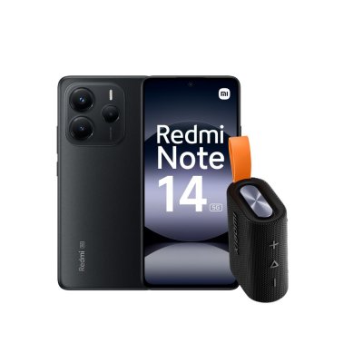 XIAOMI Pack Smartphone  Redmi Note 14 5G 256Go Noir + enceinte portable bluetooth 5W