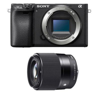 SONY PACK  ALPHA 6400 NOIR + SIGMA 30mm 1.4