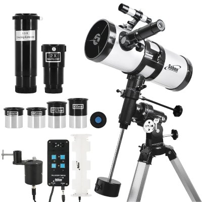 GENERIQUE Pack t&eacute;lescope motoris&eacute; 114/1000