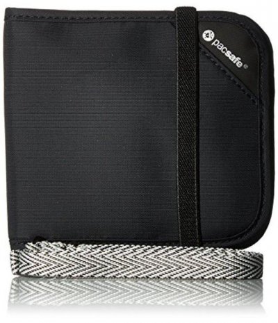 PACSAFE  - RFIDsafe V100 - Porte-monnaie taille One Size, noir 