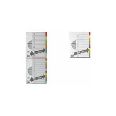 PAGNA  Intercalaires en carton, A4, 6 touches, extra large