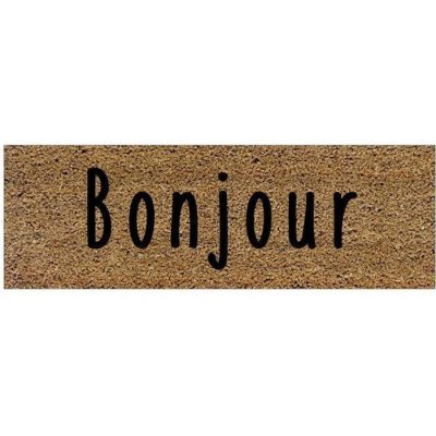 PARIS PRIX Paillasson coco imprime Bonjour