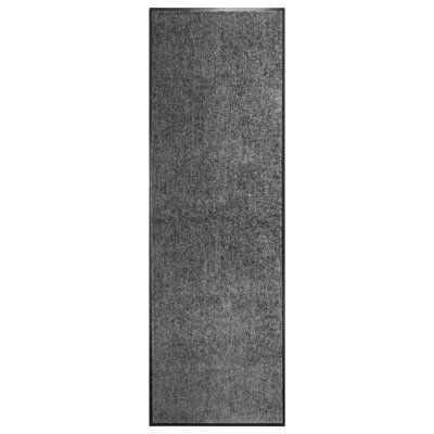 VIDAXL Paillasson lavable Anthracite 60x180 cm  Anthracite